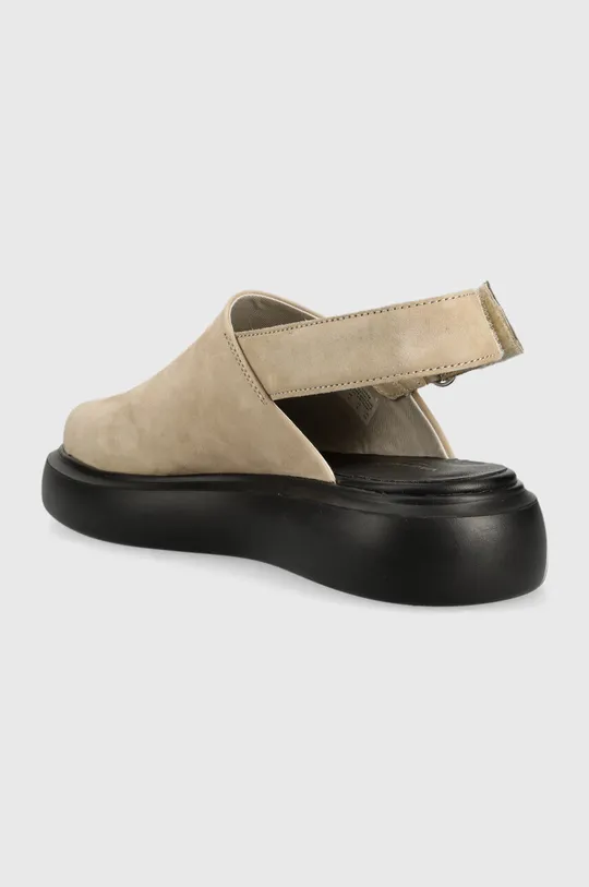 Sandale od brušene kože Vagabond Shoemakers BLENDA  Gornjište: Brušena koža Unutrašnji dio: Tekstilni materijal, Prirodna koža Potplat: Sintetički materijal