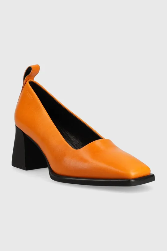 Δερμάτινα γοβάκια Vagabond Shoemakers Shoemakers HEDDA πορτοκαλί