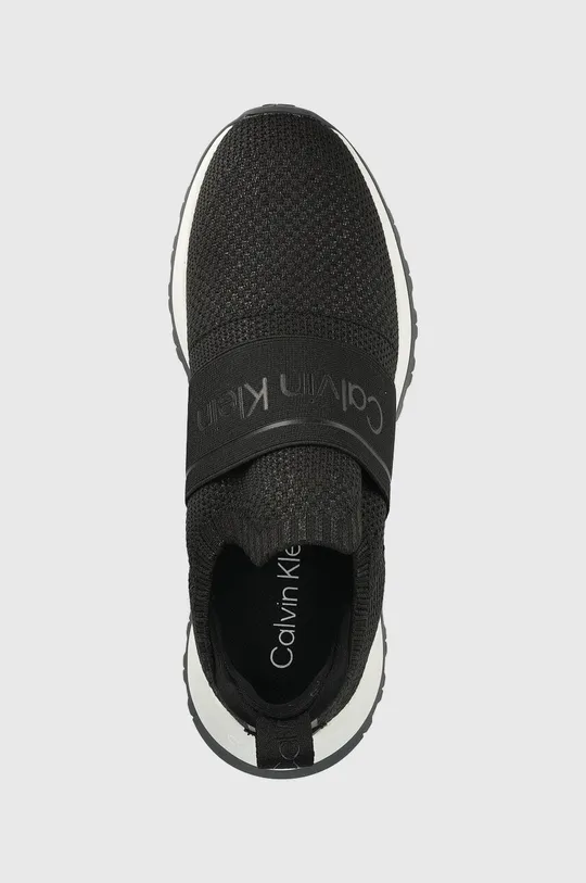 чорний Кросівки Calvin Klein KNIT RUNNER SLIP ON