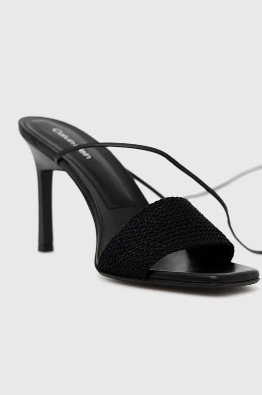 Sandale Calvin Klein GEO STIL GLADI SANDAL 90HH crna