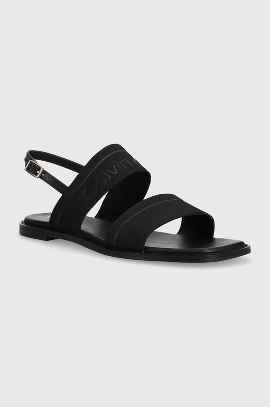 Сандалі Calvin Klein SQUARED SANDAL HE чорний