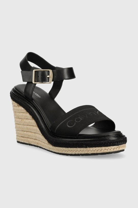 Calvin Klein szandál WEDGE 70HH - HE fekete