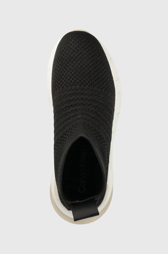 černá Sneakers boty Calvin Klein KNIT SOCK BOOT