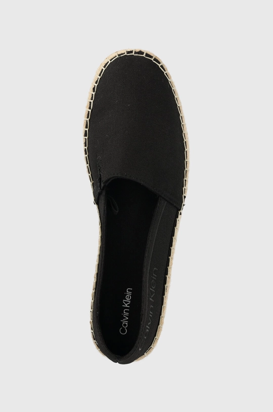 чёрный Эспадрильи Calvin Klein ESPADRILLE HE - CANVAS