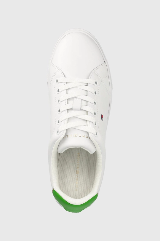 λευκό Δερμάτινα αθλητικά παπούτσια Tommy Hilfiger ESSENTIAL COURT SNEAKER