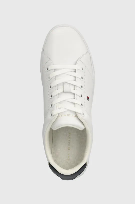 biały Tommy Hilfiger sneakersy skórzane ESSENTIAL COURT SNEAKER