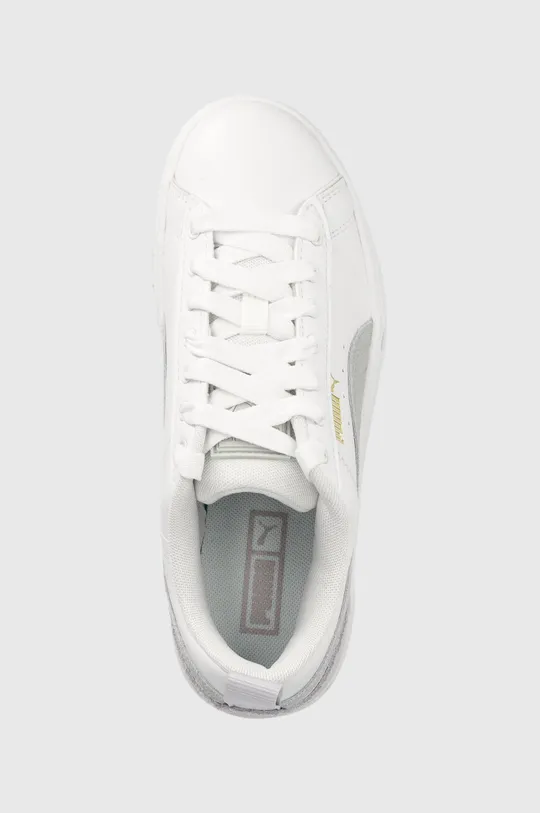 λευκό Δερμάτινα αθλητικά παπούτσια Puma Mayze Wedge Pastel Wns