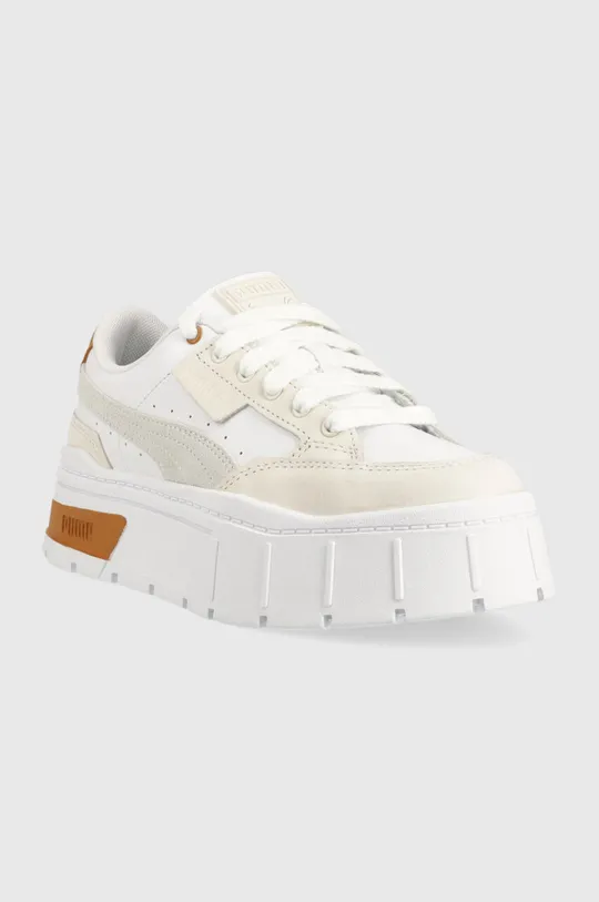 Puma leather sneakers Mayze Stack Luxe Wns white
