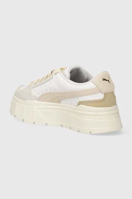 Puma leather sneakers Mayze Stack Luxe Wns Uppers: Natural leather, Suede Inside: Textile material Outsole: Synthetic material