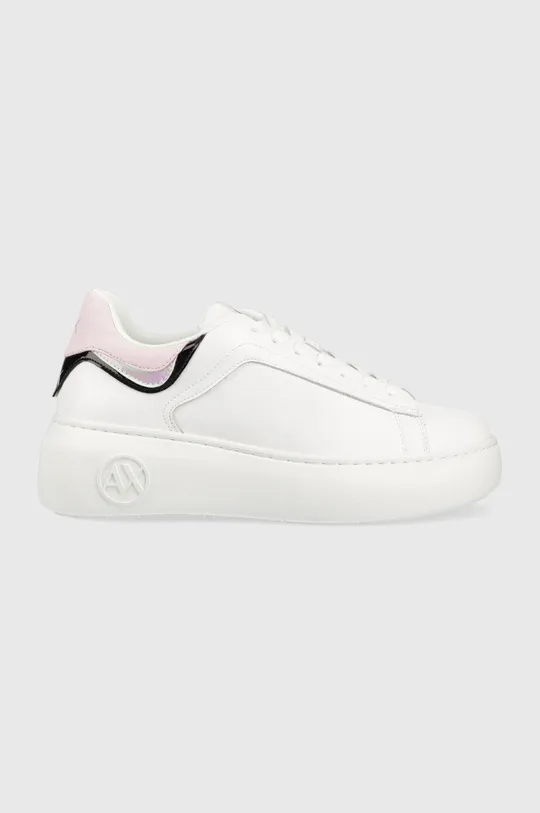 λευκό Δερμάτινα αθλητικά παπούτσια Armani Exchange XDX108.XV635.00152 Γυναικεία