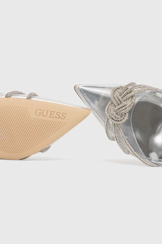 ασημί Γόβες παπούτσια Guess Syena2