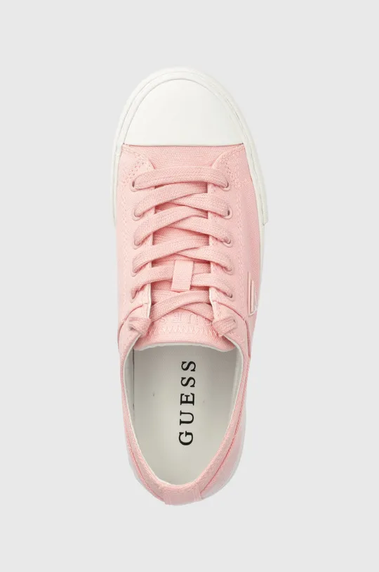 ροζ Πάνινα παπούτσια Guess Pranze
