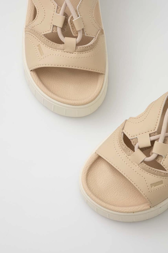 μπεζ Σανδάλια Puma Mayze Sandal Laces Wns