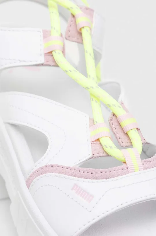 белый Сандалии Puma Mayze Sandal Laces Pop Wns