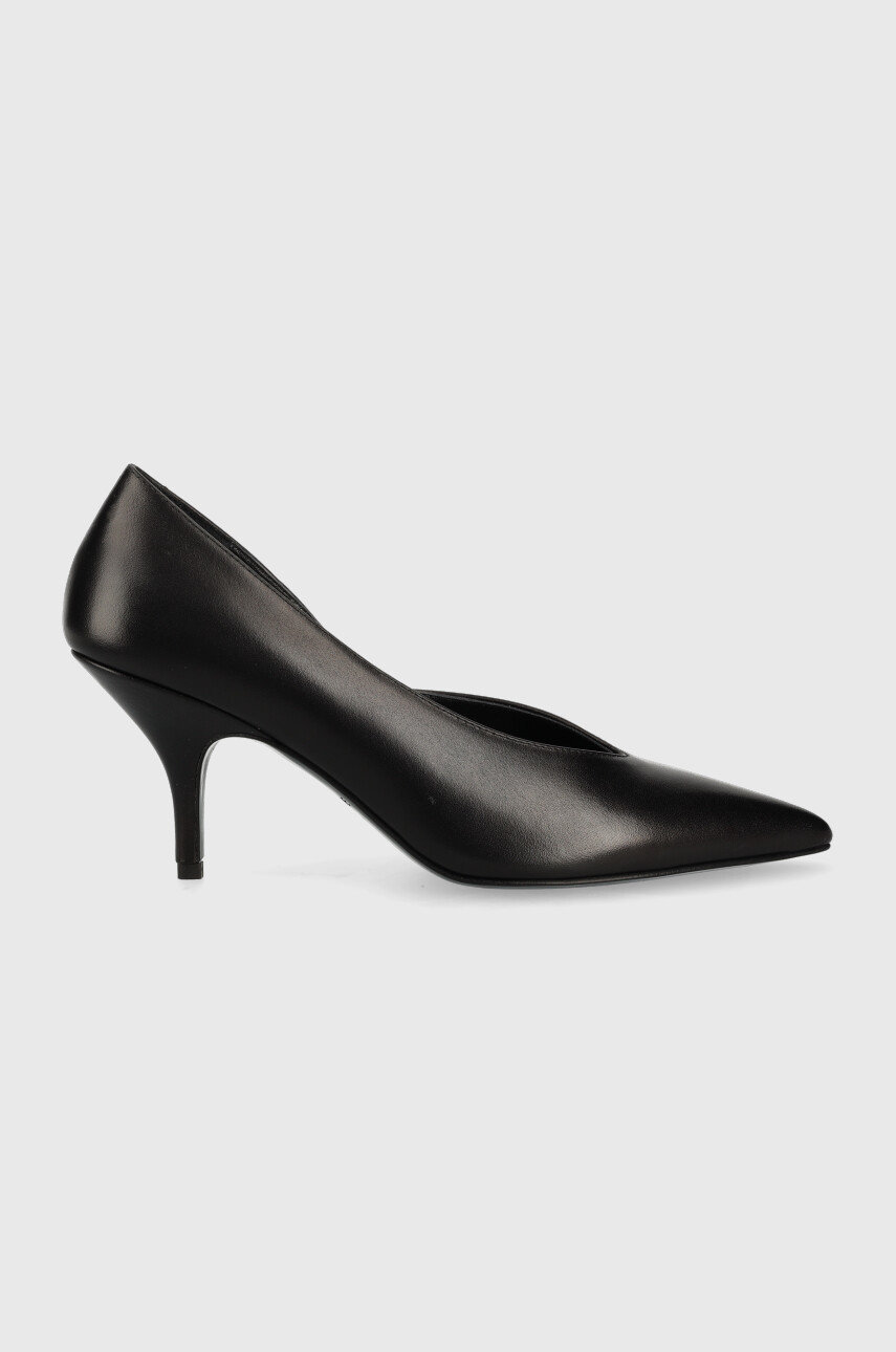 negru Patrizia Pepe stilettos de piele De femei