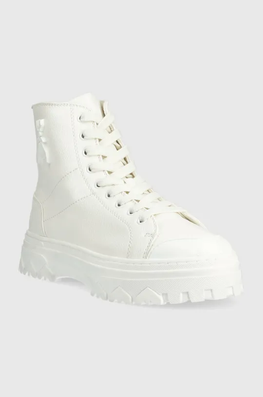 Δερμάτινα ελαφριά παπούτσια Patrizia Pepe λευκό