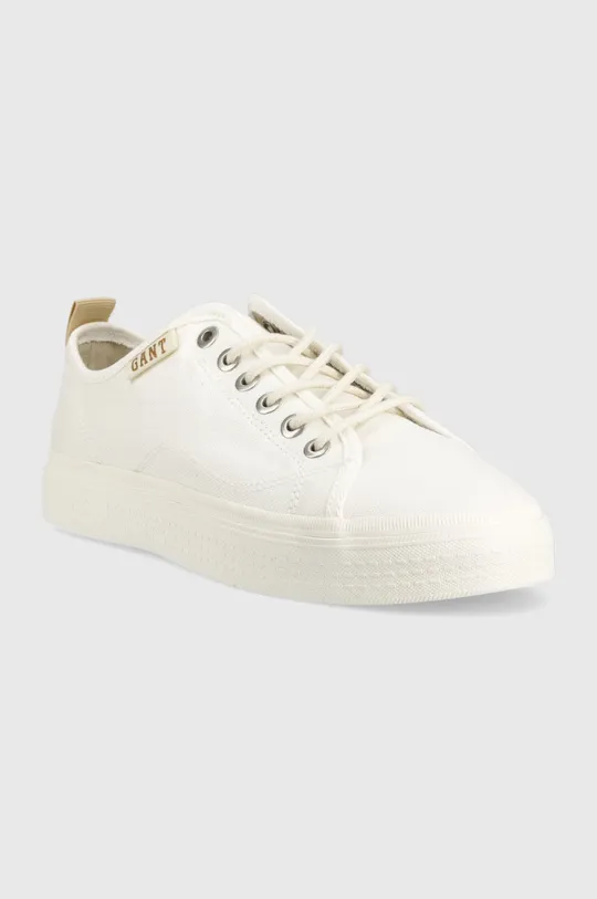 Πάνινα παπούτσια Gant Carroly λευκό