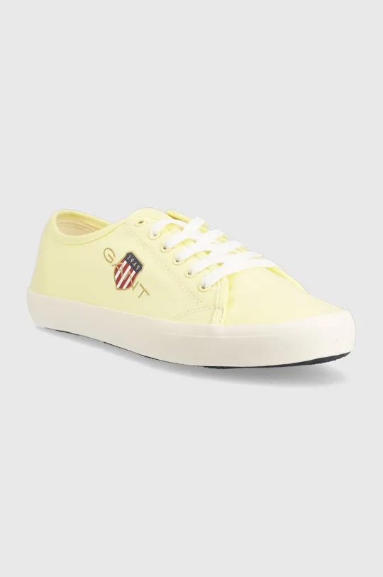 Πάνινα παπούτσια Gant Pillox κίτρινο