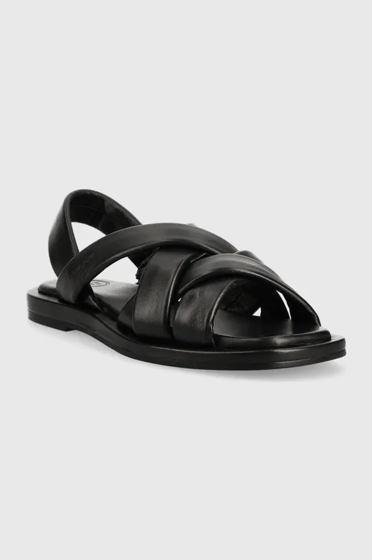 Kožené sandále Gant Khiria čierna