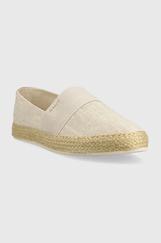 Espadrilky Gant Raffiaville béžová