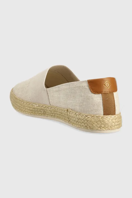 Gant espadryle Raffiaville Cholewka: Materiał tekstylny, Skóra naturalna, Wnętrze: Materiał tekstylny, Podeszwa: Materiał syntetyczny