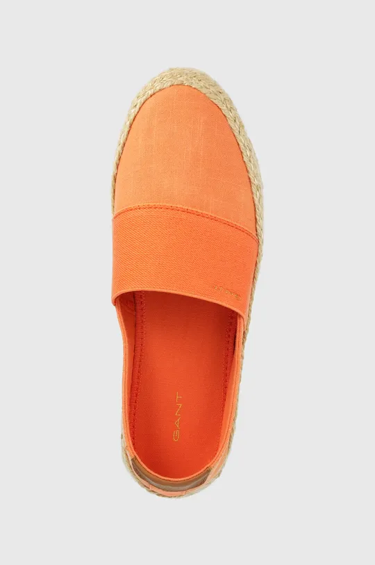 oranžna Espadrile Gant Raffiaville