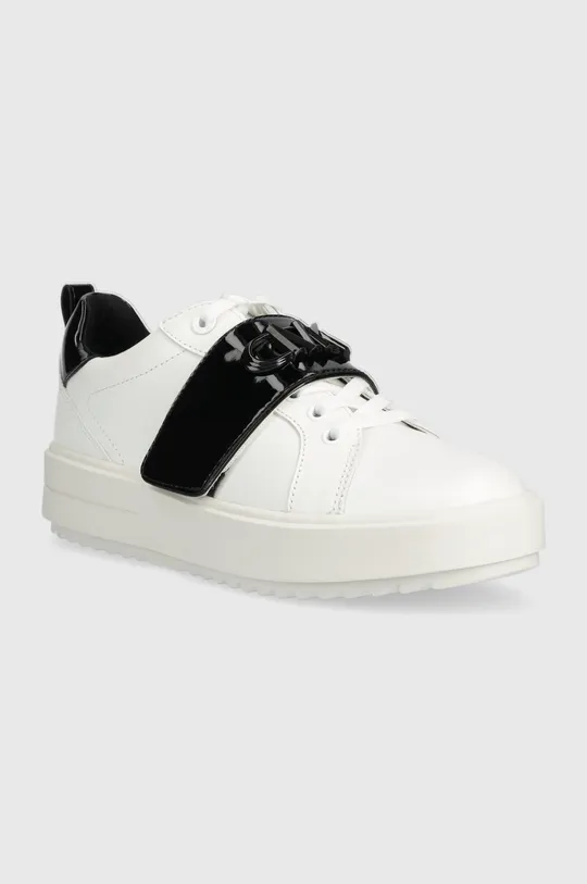 Δερμάτινα αθλητικά παπούτσια MICHAEL Michael Kors Emmett λευκό