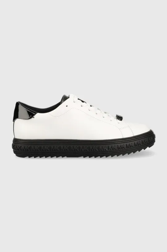 λευκό Δερμάτινα αθλητικά παπούτσια MICHAEL Michael Kors Grove Γυναικεία
