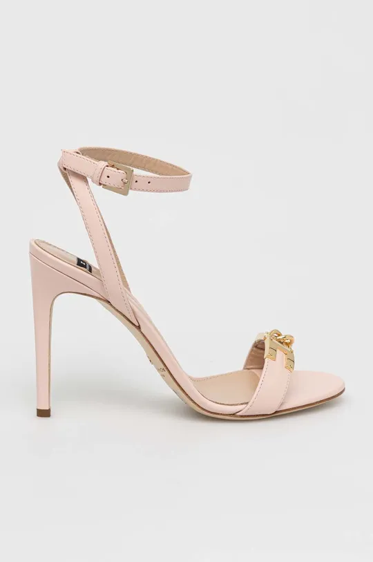 roza Usnjeni sandali Elisabetta Franchi Ženski