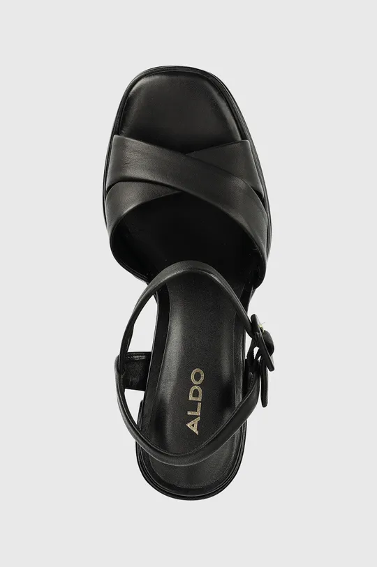 čierna Kožené sandále Aldo Gisell