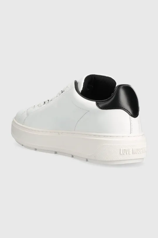 Usnjene superge Love Moschino Sneakerd Bold 40  Zunanjost: Naravno usnje Notranjost: Sintetični material, Tekstilni material Podplat: Sintetični material