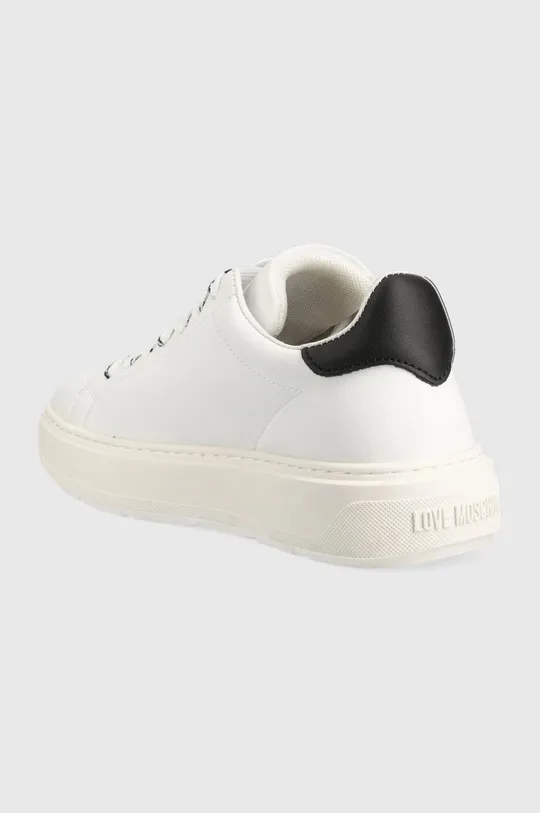 Kožené sneakers boty Love Moschino Sneakerd Bold 40  Svršek: Přírodní kůže Vnitřek: Umělá hmota, Textilní materiál Podrážka: Umělá hmota