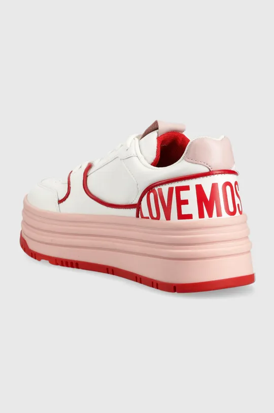 Αθλητικά Love Moschino Sneakerd Basket 60  Πάνω μέρος: Υφαντικό υλικό, Φυσικό δέρμα Εσωτερικό: Συνθετικό ύφασμα, Υφαντικό υλικό Σόλα: Συνθετικό ύφασμα