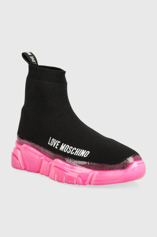 Кроссовки Love Moschino Sneakerd Running 35 чёрный