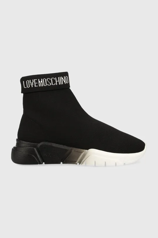 czarny Love Moschino sneakersy Sneakerd Running 35 Damski