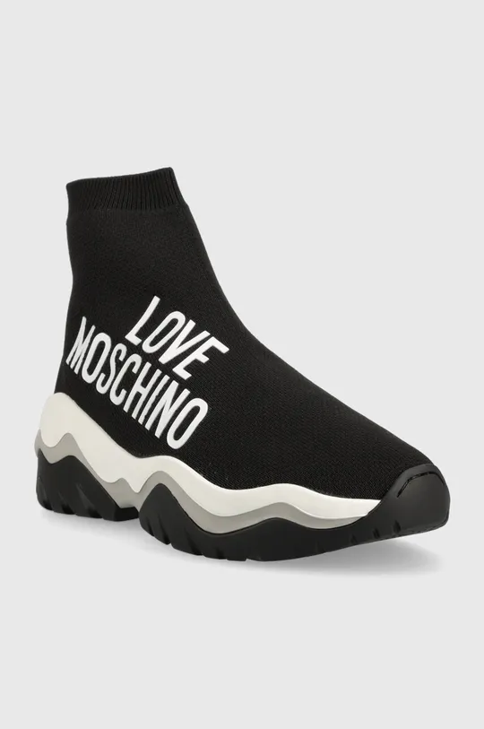 Love Moschino sportcipő Sneakerd Roller 45 fekete