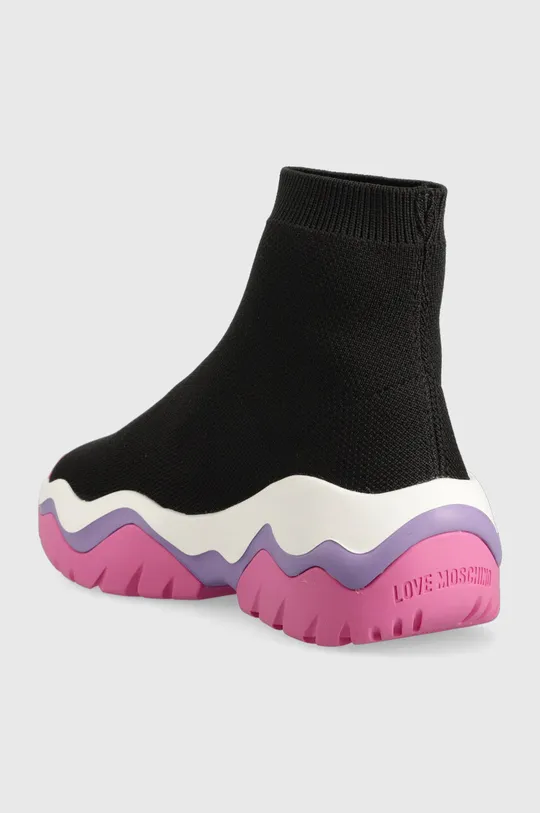 Кросівки Love Moschino Sneakerd Roller 45  Халяви: Текстильний матеріал Внутрішня частина: Синтетичний матеріал, Текстильний матеріал Підошва: Синтетичний матеріал