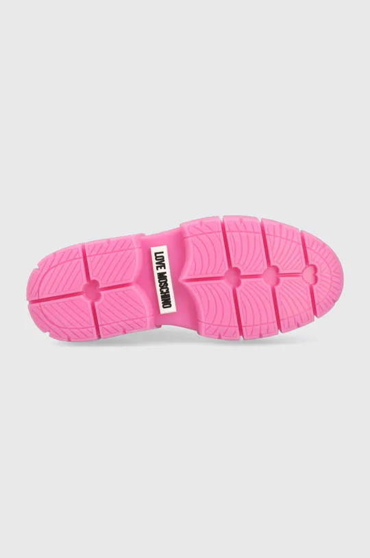 Шкіряні кросівки Love Moschino Sneakerd Belove 65 Жіночий