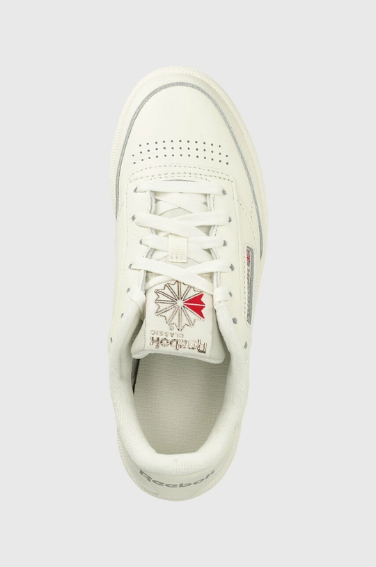 béžová Kožené sneakers boty Reebok Classic Club C 85