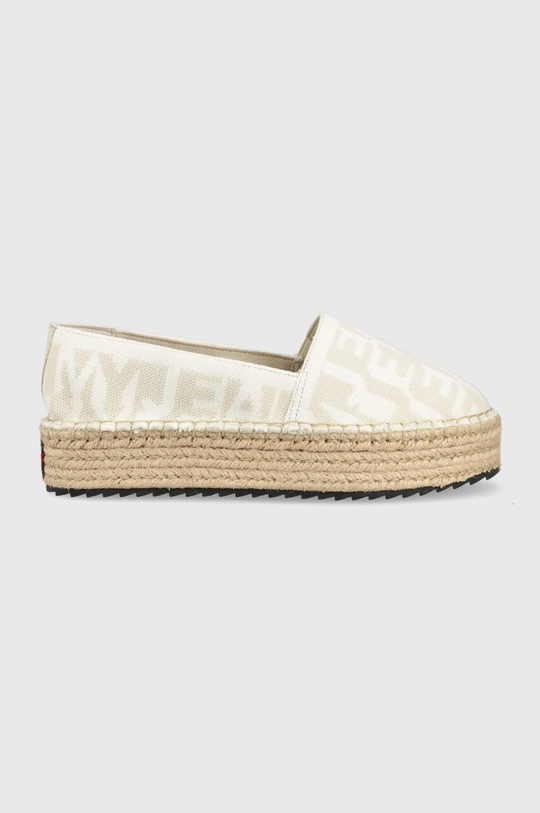 bež Espadrile Tommy Jeans LOGOMANIA ESPADRILLE Ženski