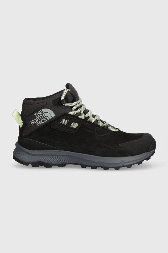 črna Čevlji The North Face Cragstone Leather Mid WP Ženski