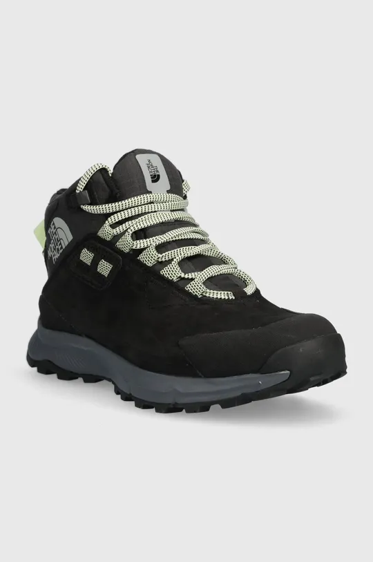 The North Face cipő Cragstone Leather Mid WP fekete