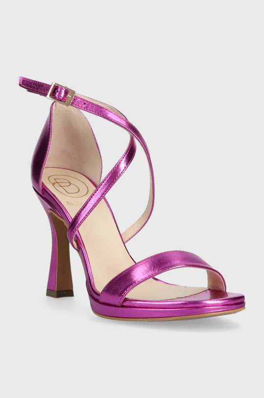 Kožené sandále Baldowski fialová