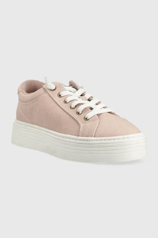 Πάνινα παπούτσια Roxy ροζ