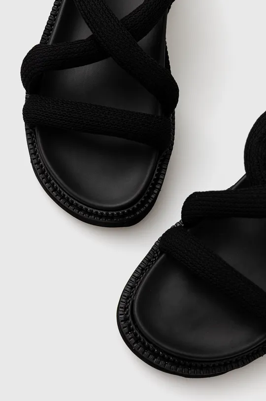 fekete Tommy Jeans szandál CHUNKY SANDAL