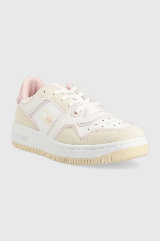 Αθλητικά Tommy Jeans DECON BASKET LOW CUT μπεζ