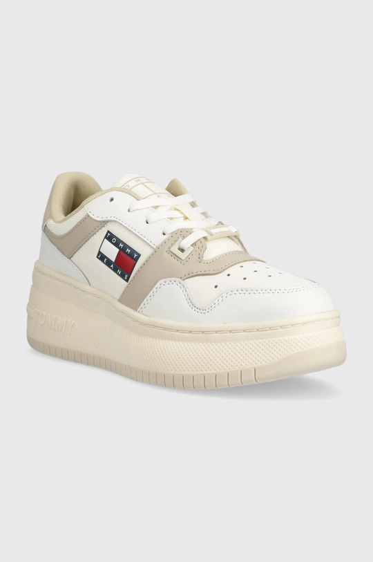 Tenisice Tommy Jeans RETRO BASKET FLATF bež