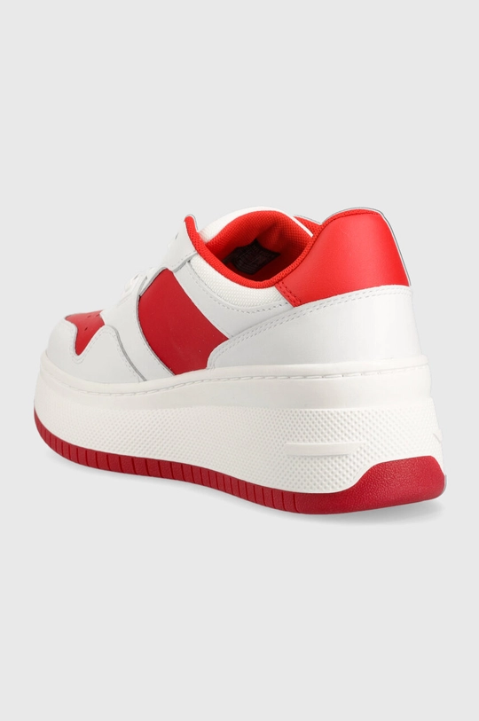 Αθλητικά Tommy Jeans RETRO BASKET FLATF  Πάνω μέρος: Συνθετικό ύφασμα, Υφαντικό υλικό, Φυσικό δέρμα Εσωτερικό: Υφαντικό υλικό Σόλα: Συνθετικό ύφασμα