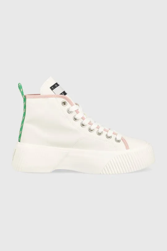 λευκό Πάνινα παπούτσια Tommy Jeans VULC PLAT. CANVAS MC Γυναικεία
