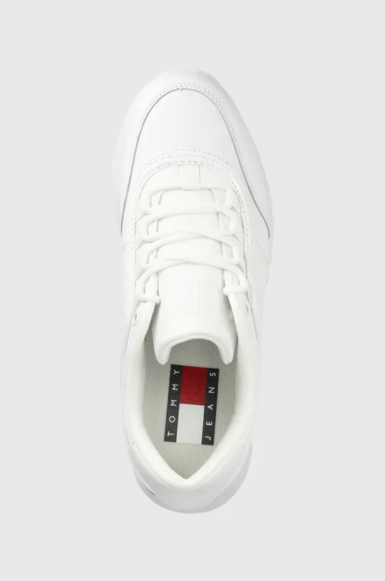 biały Tommy Jeans sneakersy HIGH CLEATED SNEAKER